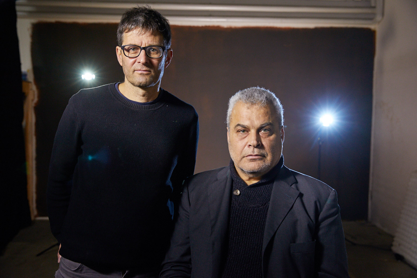 Regisseur Stefan Eberlein mit Khaled el Masri